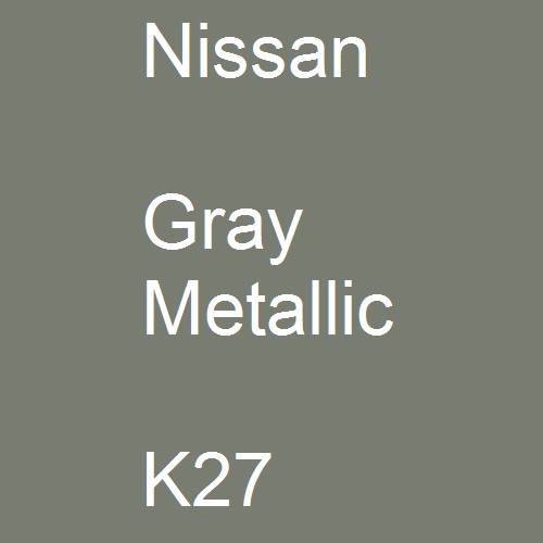 Nissan, Gray Metallic, K27.